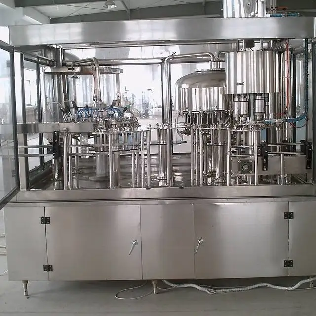 Puree Pure Water Bottle Drinking Pulp Juice Pu Protein Filling Machine Filler For Sale