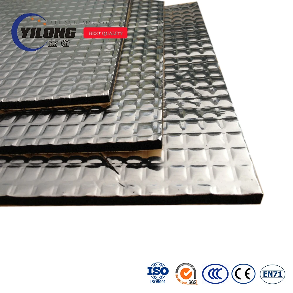 fire resistant chemical corss link foil xpe foam self-adhesive