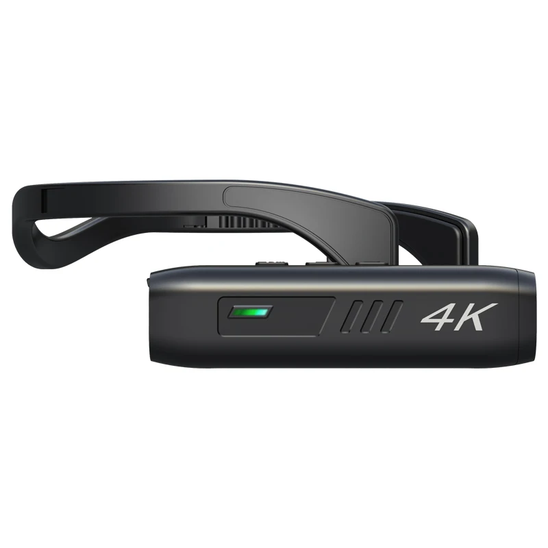 Logo Print Custom Professional Portable 4K HD Video WiFi Sport Conference Medical Surgical Clinic Action Head Mounted Camera