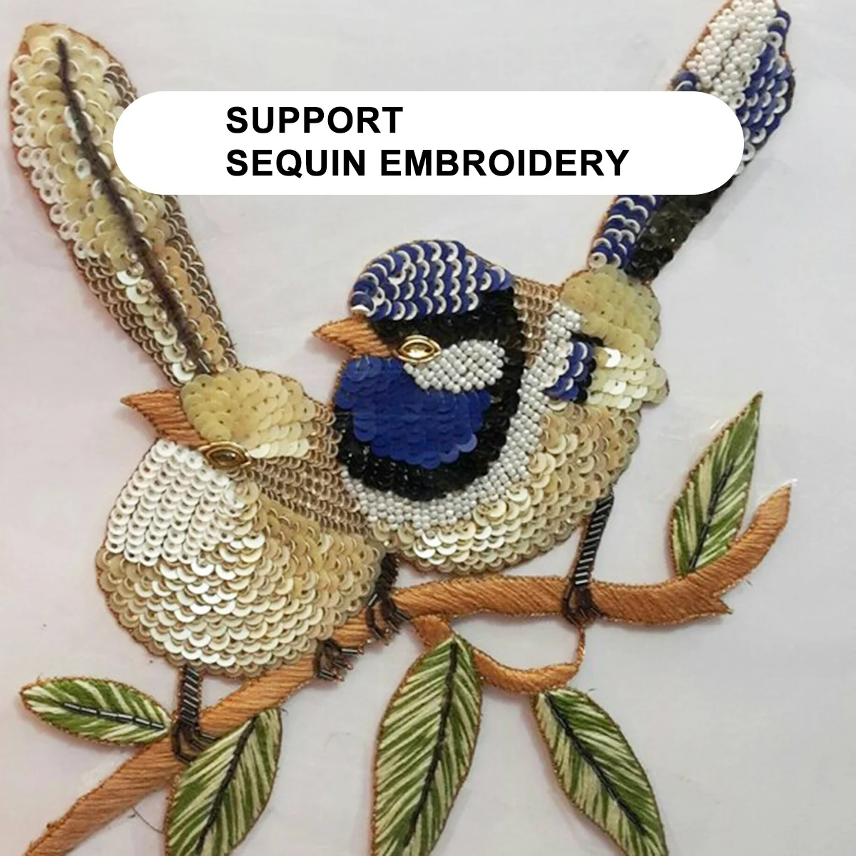 Single Head Computer Embroidery Machine Sequin And Beads Embroidery Machine