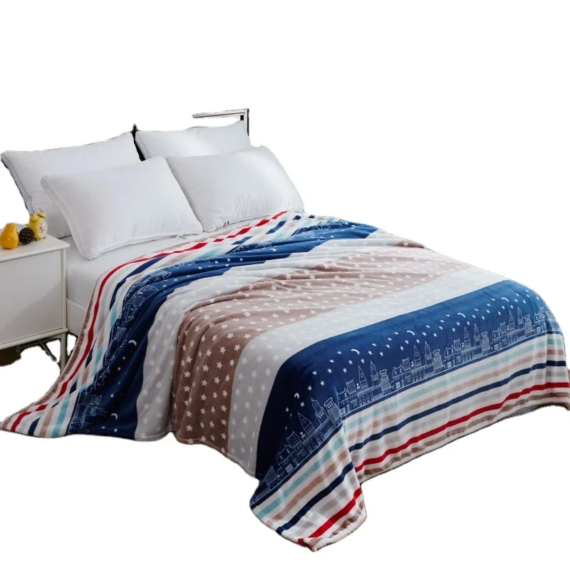 Wholesale Soft Thick Weighted Blankets Throw Solid Colors  Fleece  Blankets