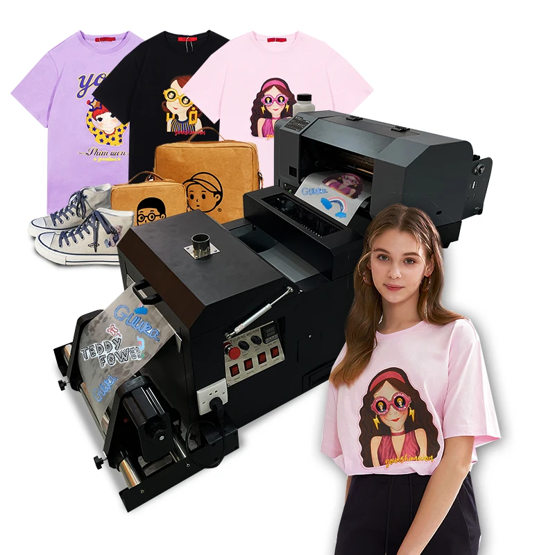 DOMSEM a3 dtf printers textile impresora Logo Inkjet Printing Machine T-Shirt DTG Printer