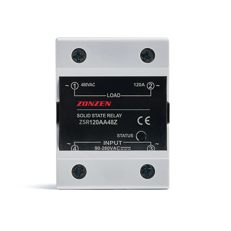 ZONZEN 10AA, 25AA, 40AA AC Input AC Out SSR Single Phase Zero Cross and Random AC To AC Solid State Relay