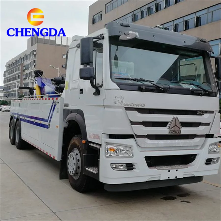 Sinotruk HOWO 6*4 40ton тяжелый автомобильный спасательный