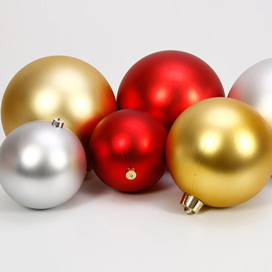 Wholesale Ornament Christmas Crystal Ball Clear Transparent Christmas ball