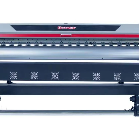 1.8m/6 feet single/dual i3200 printhead eco solvent printer machine