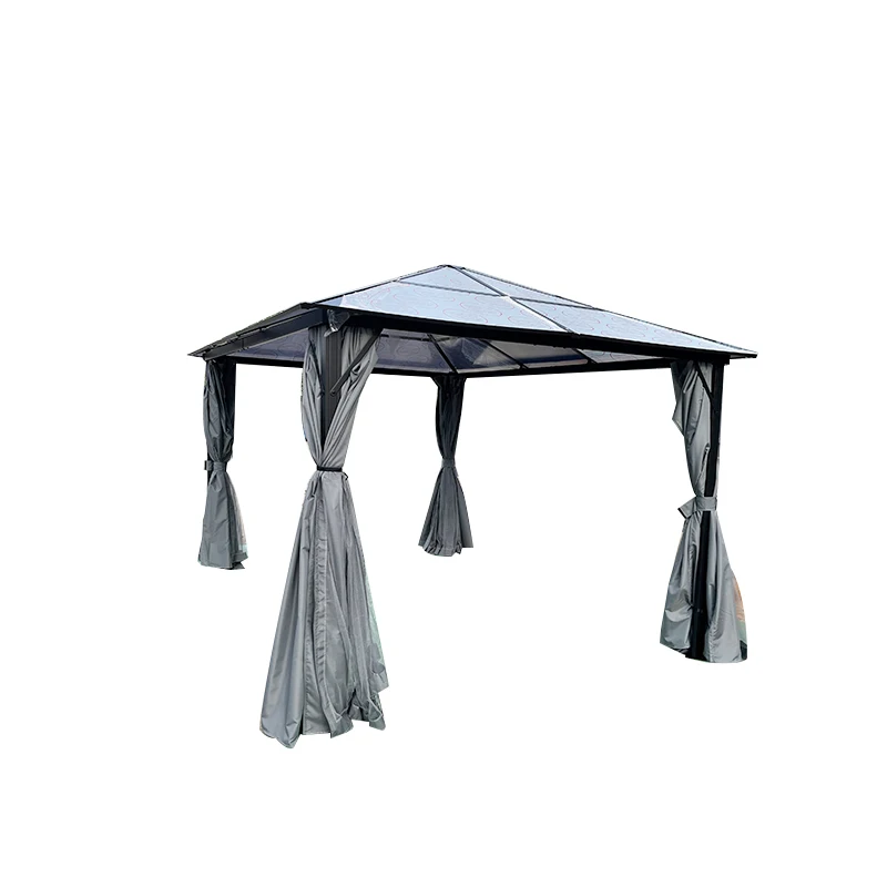 New design Custom Steel tent Modern waterproof outdoor Gazebo With Metal Roof