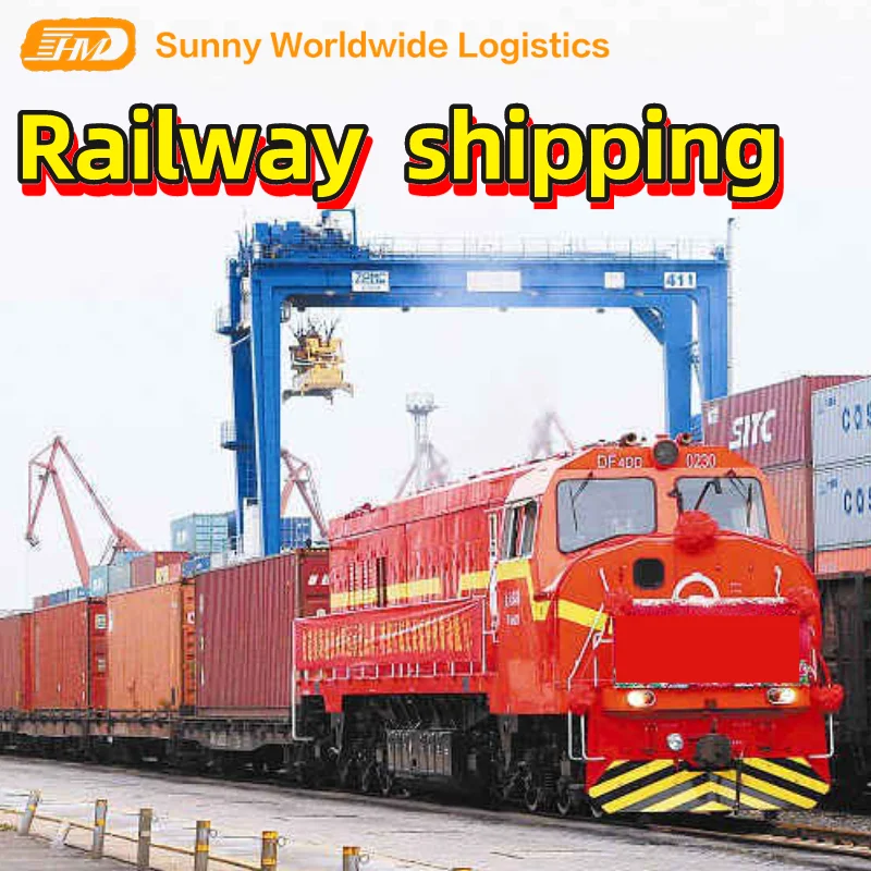 Cheapest Rate Railway Train Freight Forwarder Train Shipping Cargo Service China to UK France Germany Poland Europe DDP DDU Time