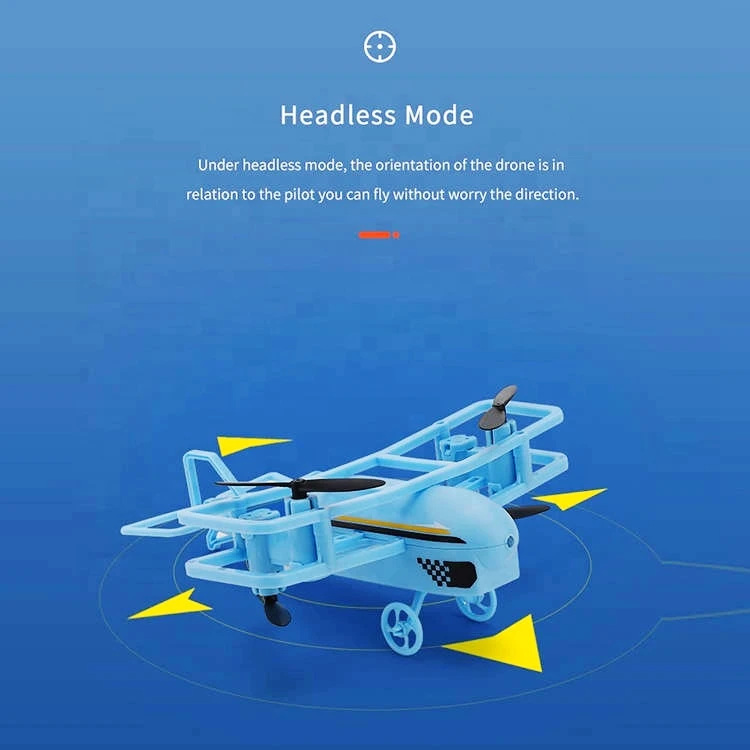 2.4G Intelligent Fixed Height Mini Flying Spinner Drone Brushless Motor Drone Remote Control Drone Toy