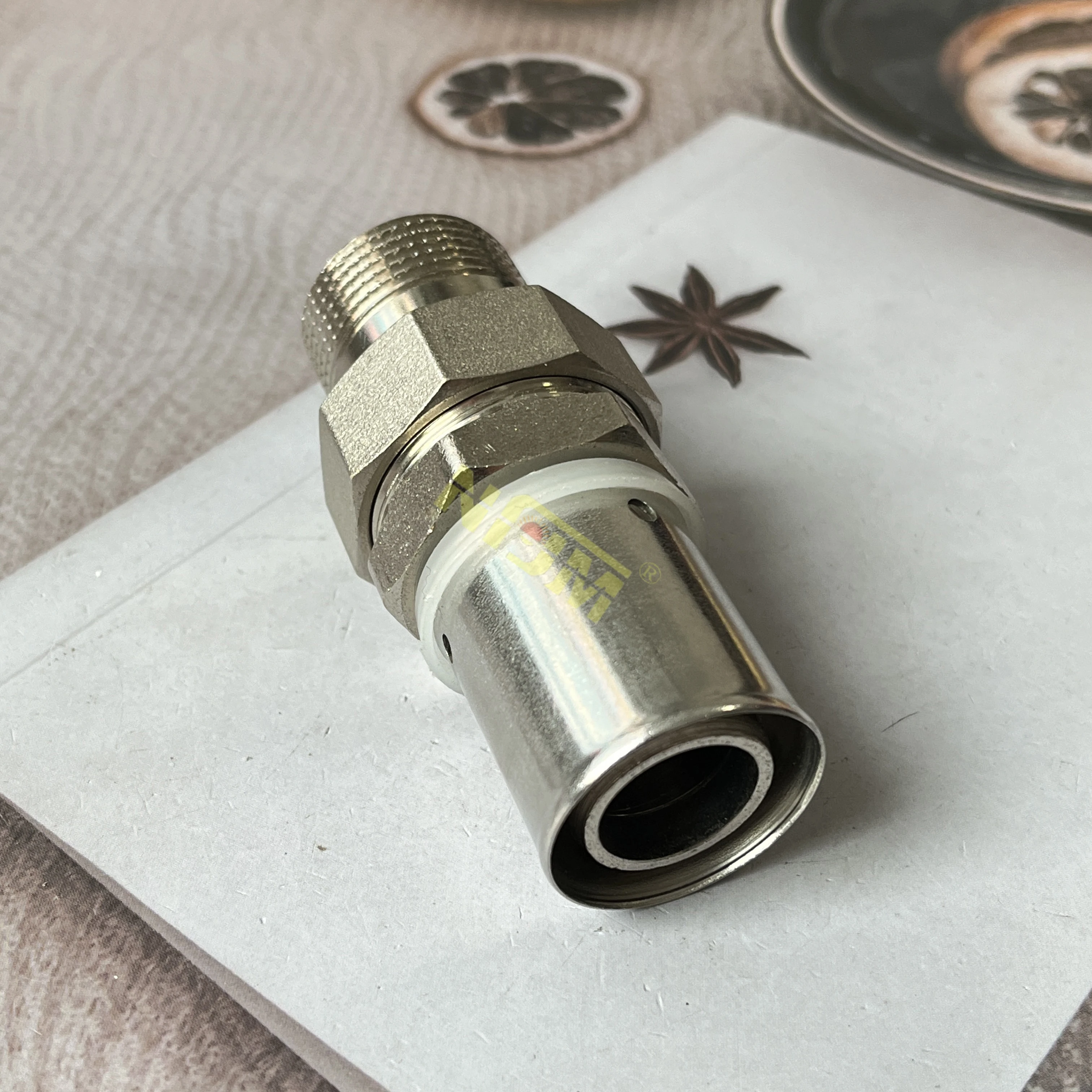 NFJM Factory PEX Pipe Fittings 16-32mm Press Fittings Male Socket PEX Al PEX Fittings