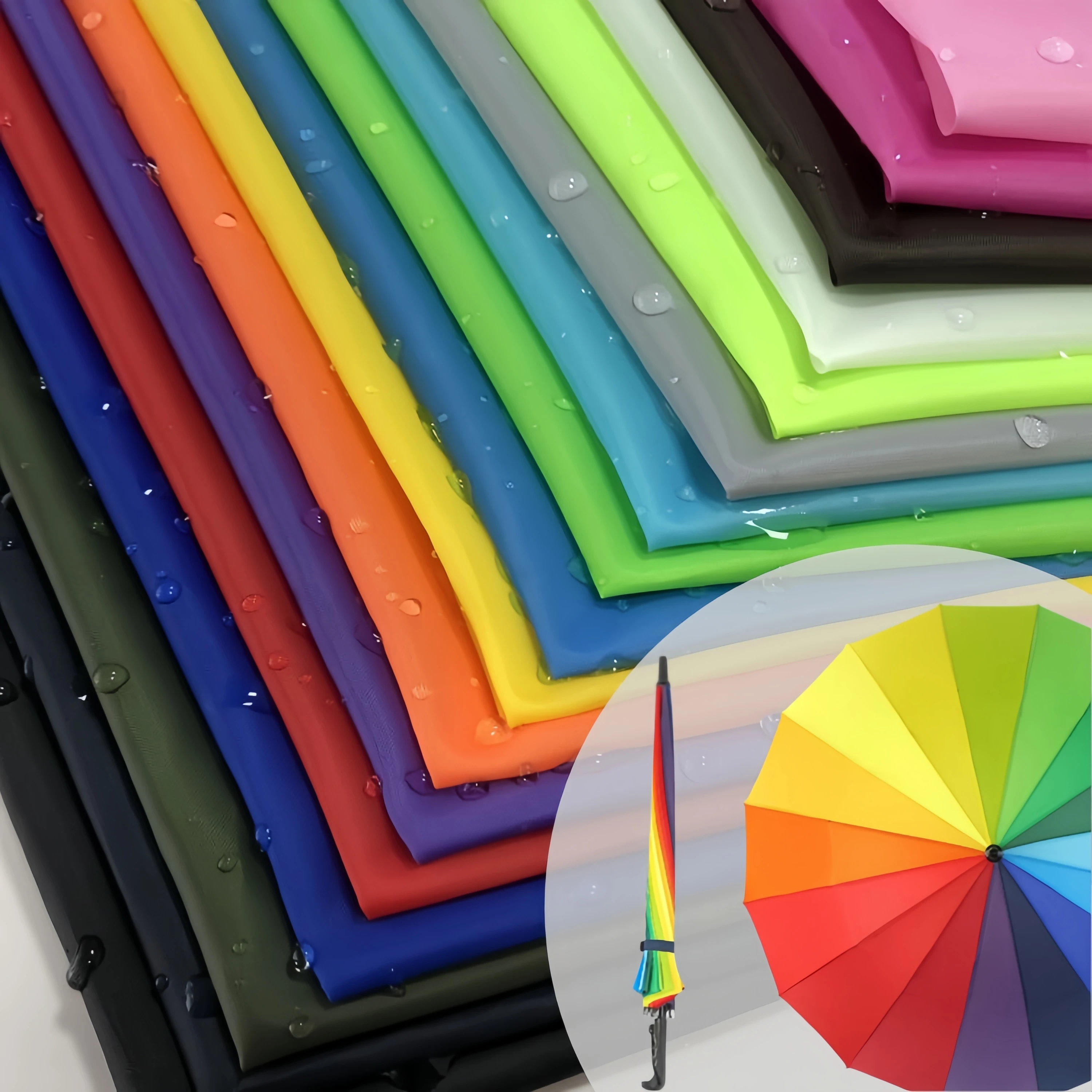 Factory Price Ripstop 380T 100% Nylon Taffeta Fabric For Tent Waterproof 210T Nylon Taffeta Fabric For Umbrella