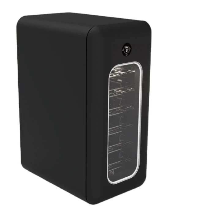 89L freestanding wine cooler round corner