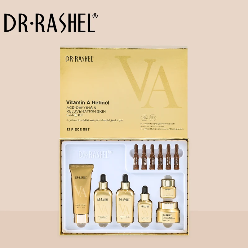High quality DR RASHEL Vitamin  A Retinol  anti aging brightening tender skin care kit 1624