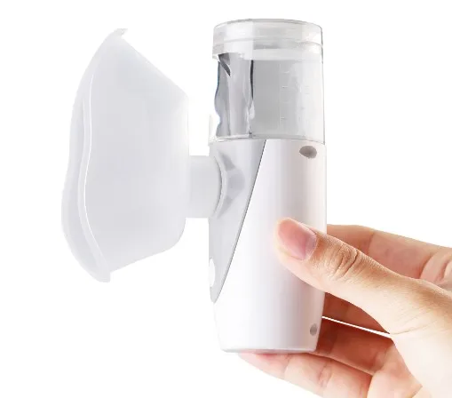 Usb Rechargeable Mini Ultrasound Mesh Nebulizer Portable Inhaler Machine With Mask