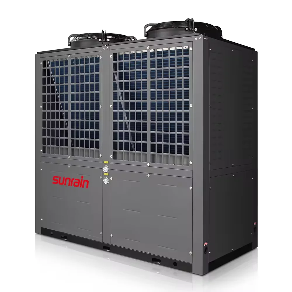 Sunrain 50 кВт 75 120 100k BTU R410a OEM 380V умный контролируемый коммерческий инвертор тепловой насос для бассейна