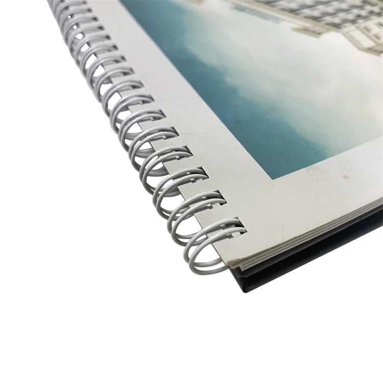 2022 Custom color accepted Wires binding Calendar printing with Notepad special desktop calendar