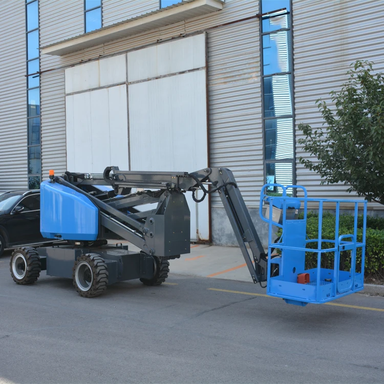 30m Max. Working Height Telescopic Boom Lifts with 300kg crane truck