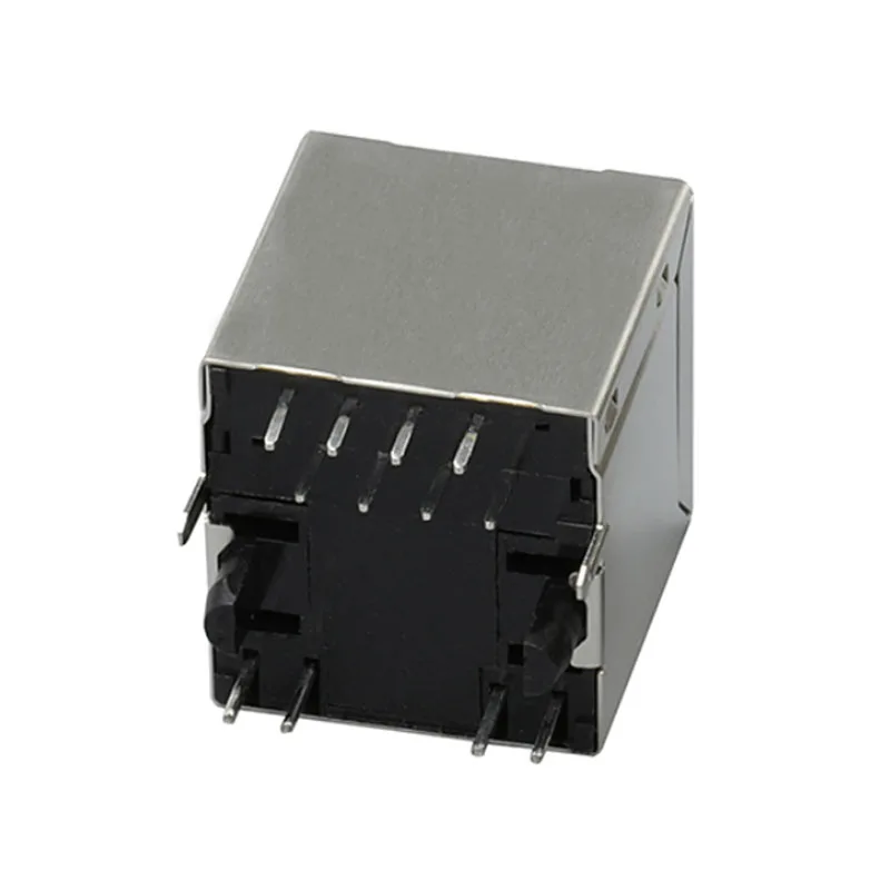 Вертикальный rj45 светодиодный электронный соединитель 8-контактный разъём ethernet модульный разъем сетевой