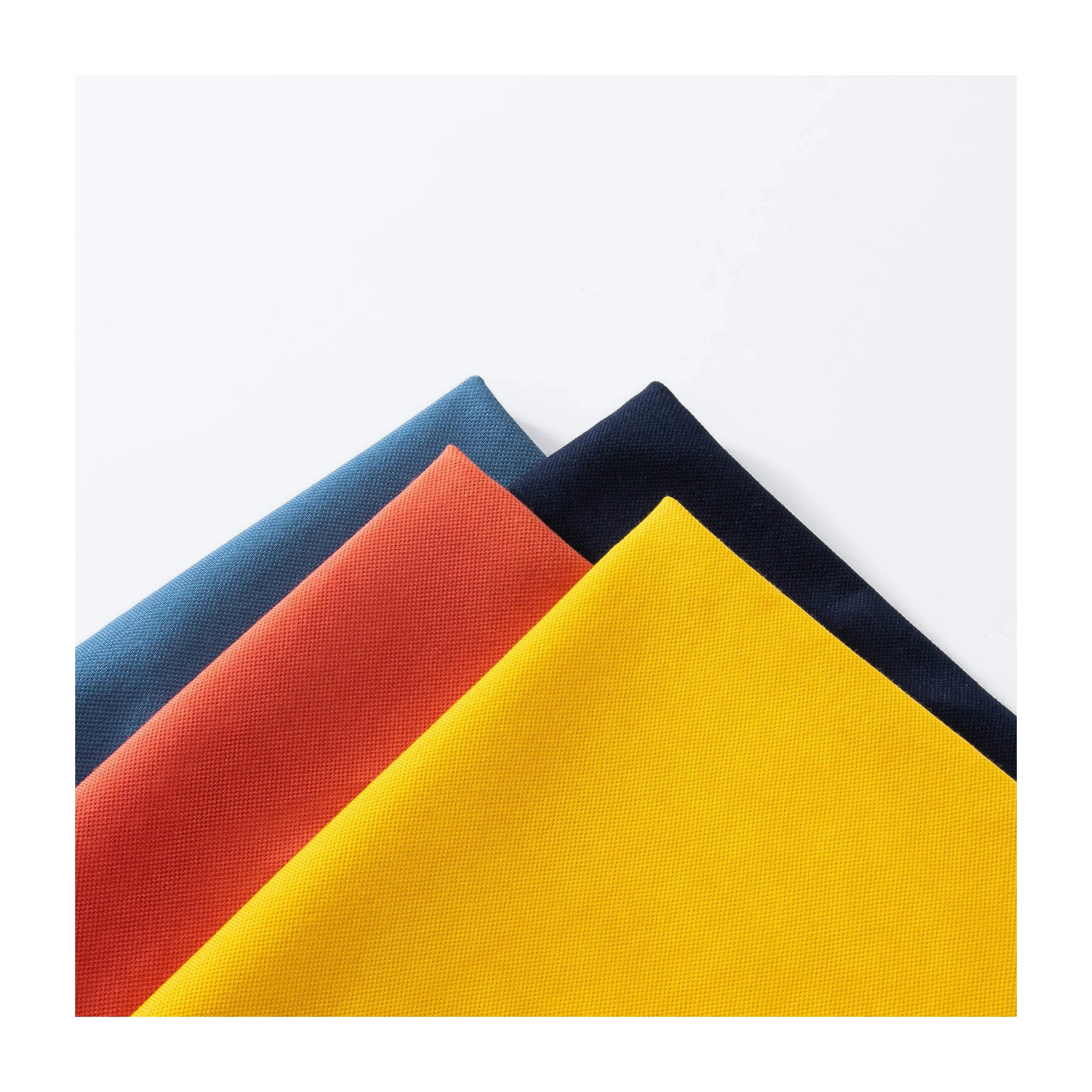 Low Price Supplier 48%Polyester48%Cotton4%Spandex Breathable Fabric 175Gsm Mesh Mercerizing Fabric