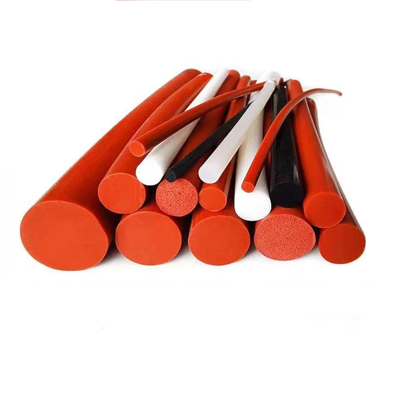 Various Oem Extruded Profiles Silicone Rubber Seal Strip For Glass Door Window Gaps