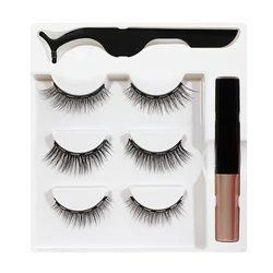 Magic Full Strip Mink Eyelash 3d Eyelashes Handmade Makeup Full Strip Lashes Fake Eyelashes