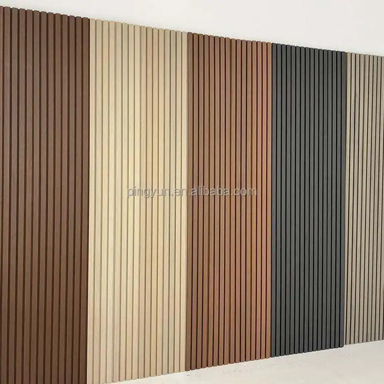 Grain Wpc Wall Panels 195x28x3800 Wooden Wood Plastic Composite 3D Model Design Waterproof Interior Cladding Panel Traditional