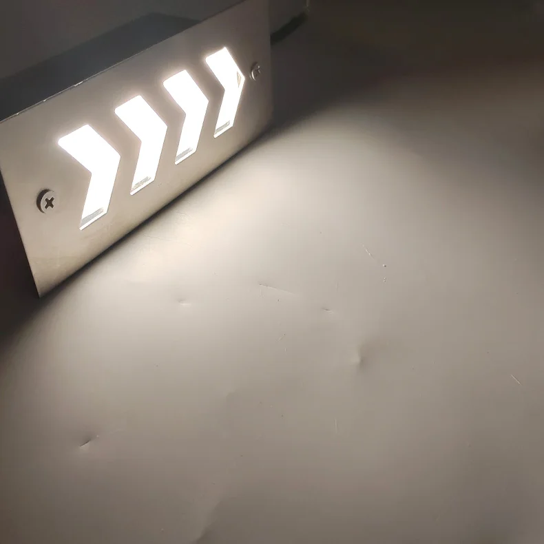 Shopping mall step light arrow buried 3-5W foot light embedded corner light