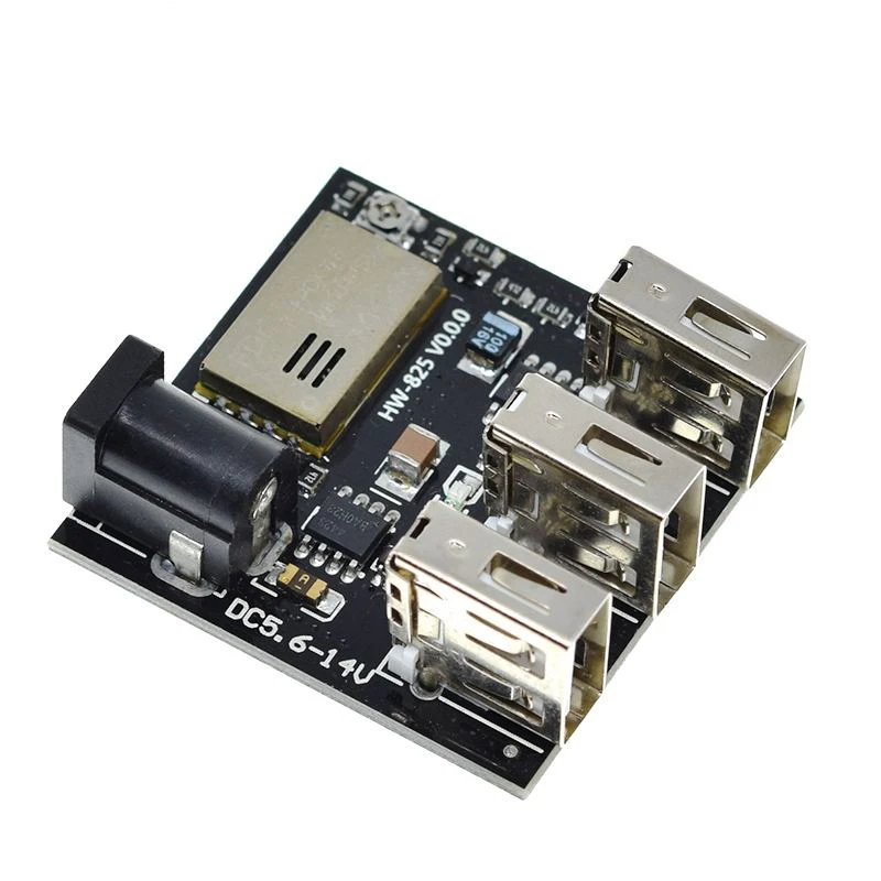 9V 12V to 5V 8A USB Mobile Power Supply Step-down Module 3-Port USB Mini Charging Module