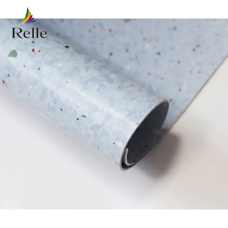 Relle waterproof homogeneous roll anti static flooring vinyl flooring 2mm anti static hospital