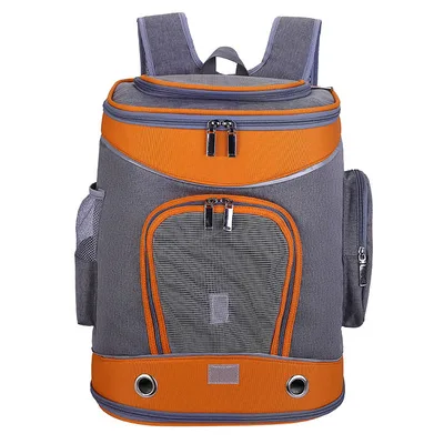
Cat Carrier Backpack Breathable Travel Outdoor Shoulder Bag For Small Dogs Cats Portable Packaging 