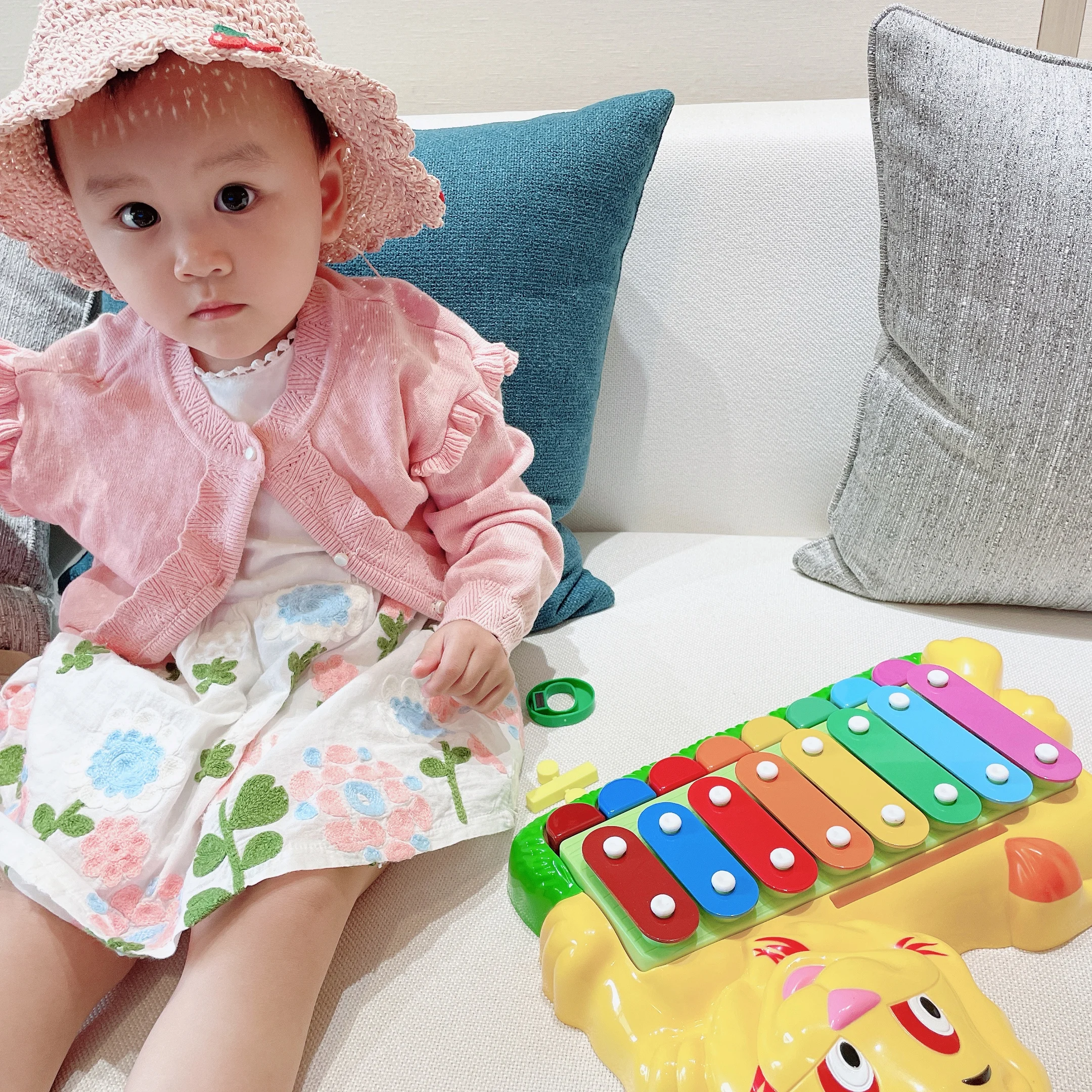 8 key multiple function piano toy none electric animal organ toy kids musical Lion instrument drum pino toy