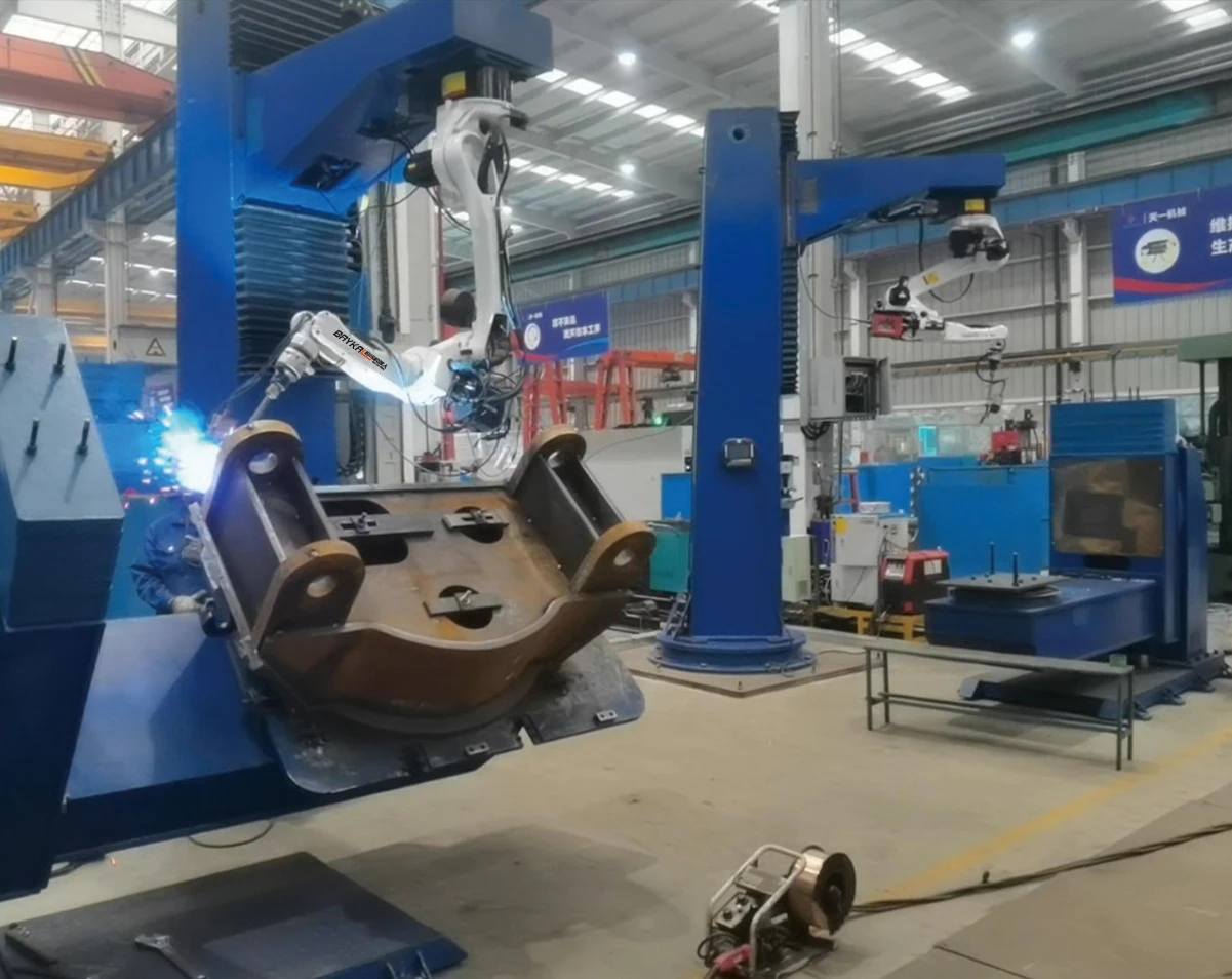 6 Axis Robots Machine Undercarriage Robotic For Frame Welding Robot
