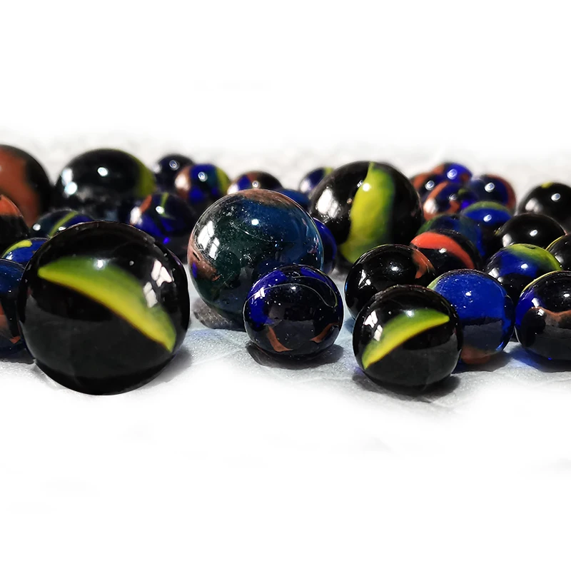 Children Toys Glass Marbles Fluorescence Pebbles Glowing in The Dark Glass Solar System 3d Glass Crystal Ball