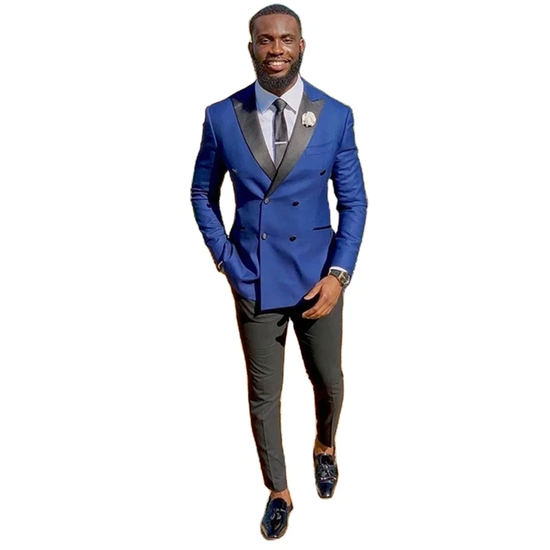 New Autumn 2022 Double Breasted Men Suits Wedding Prom For tuxedo dinner wedding suit Slim Fit Male suit For Male Custom Clothes