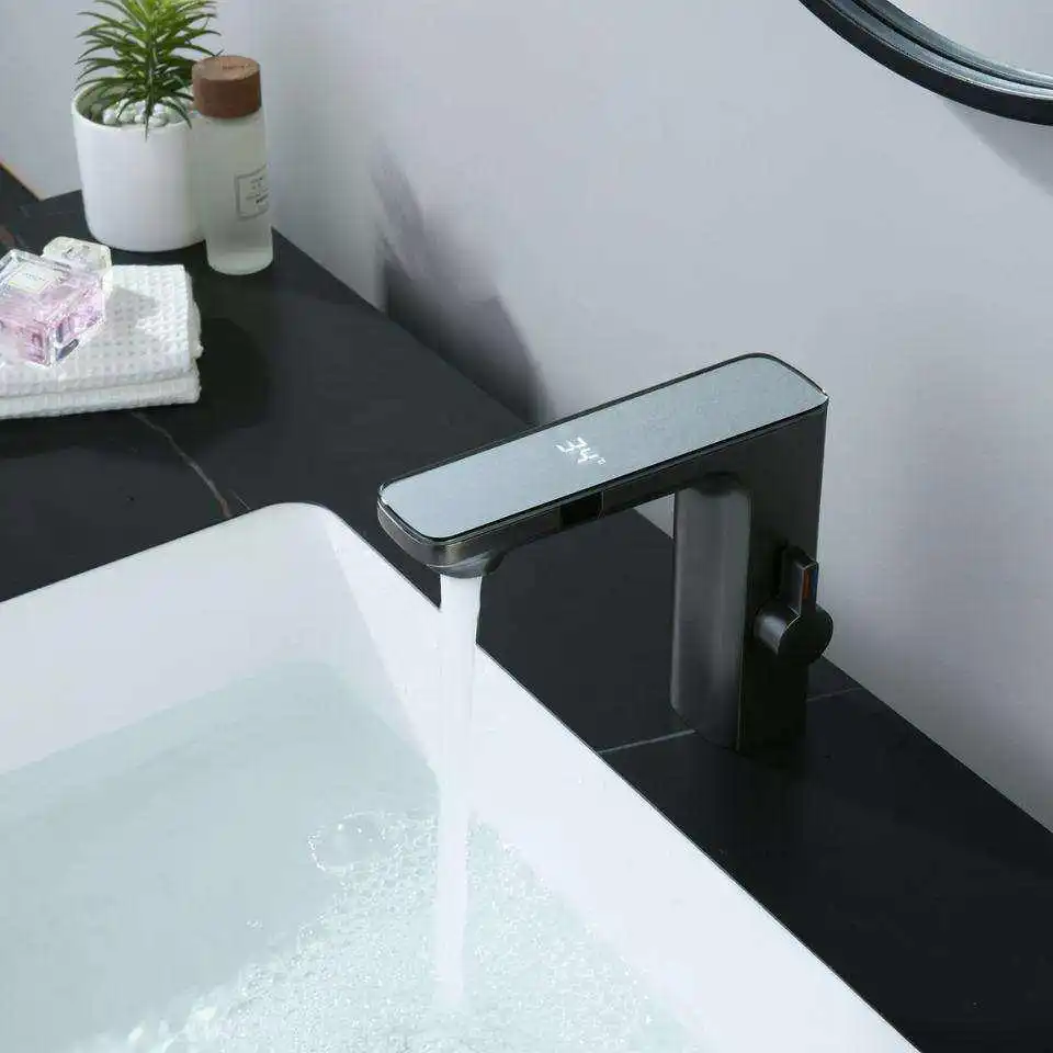 Hot Sale Automatic Smart Bathroom Sink Basin Touchless Sensor Faucet 1 Piece