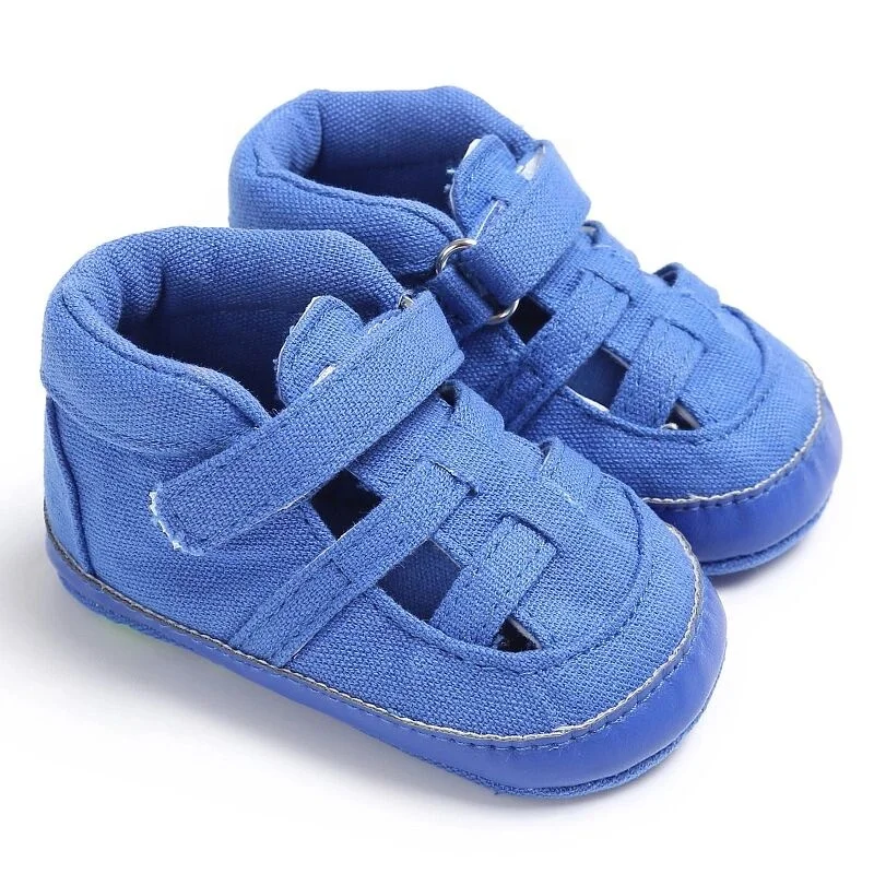 Toddler Cotton Canvas Sports Boy Slide Soft Infant Summer Baby Shoes Sandals