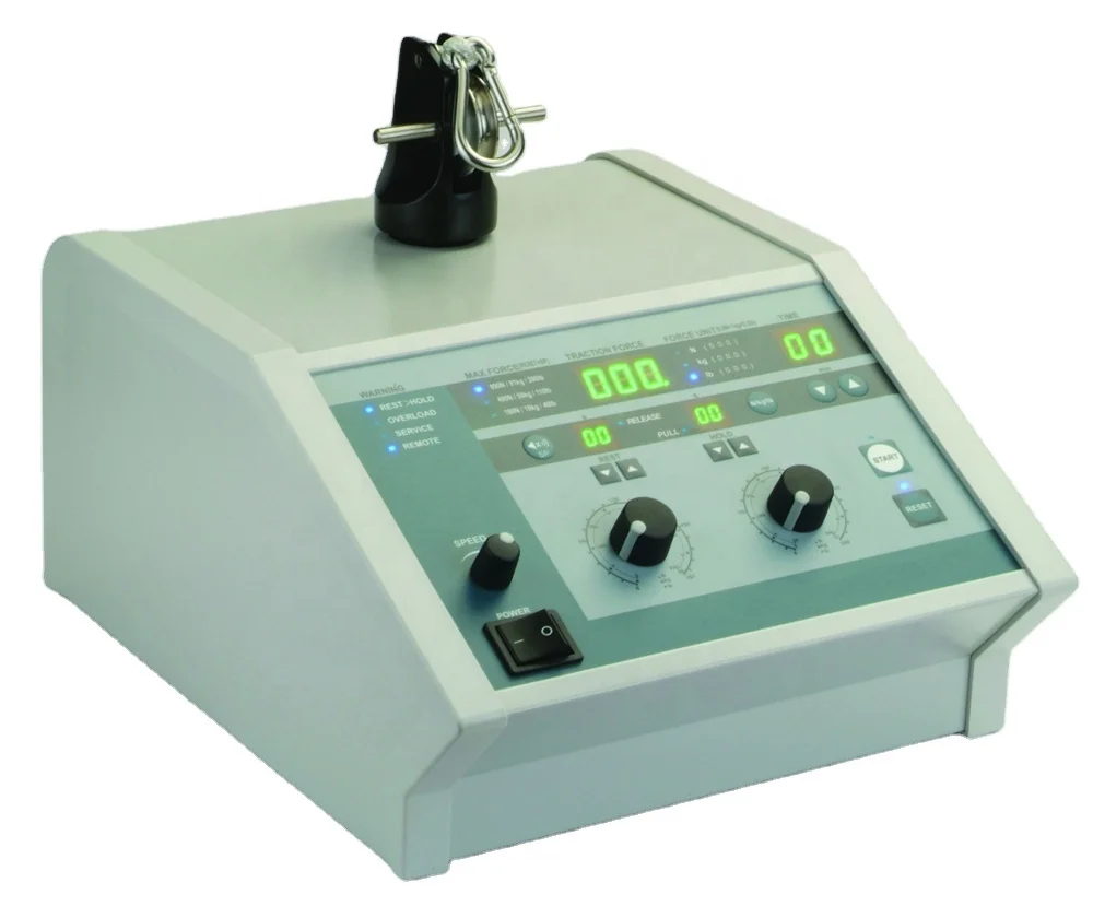 Neck Traction Machine Electric Cervical Lumbar Traction Device Spine Traction Unit for Physiotherapy Decompression Table