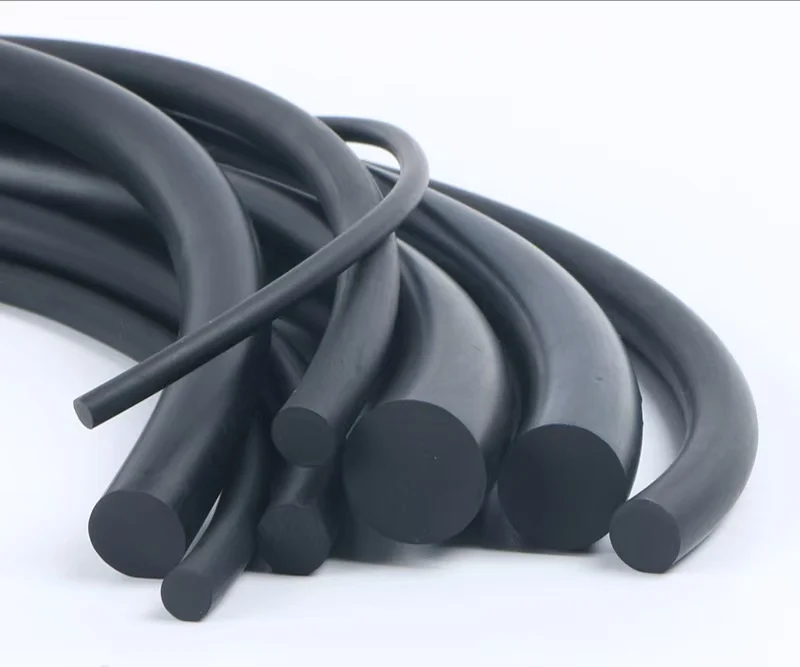 Solid NITRILE RUBBER STRIP with 60-65 SHORE A HARDNESS