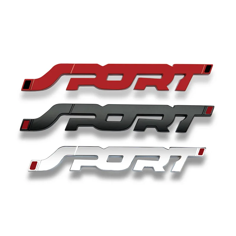 
Factory Main Product Metal 3D Sport Wrap Car Decals Stickers Custom Stickers For Car 