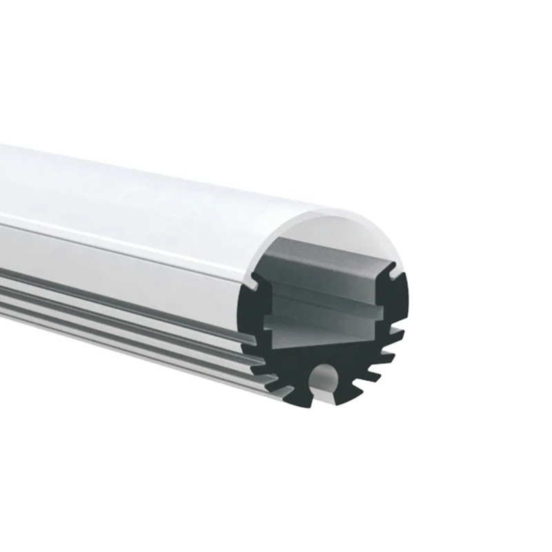 Free samples 30mm 60mm 120mm Diameter With PC Diffused Cover Led Strip Light Suspended Round Aluminum LED Profile