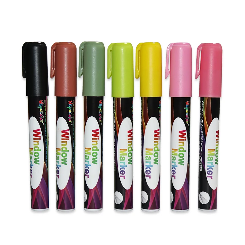 Dry&wet cloth erase liquid chalk marker for chalkboard, glass, LED board and all non-porous surface