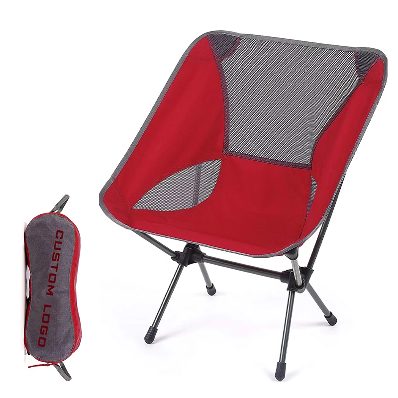New Design Easy-carrying OEM Multi-color Cheap Outdoor Beach Picnic comfortable Lightweight Moon folding Camping Chair