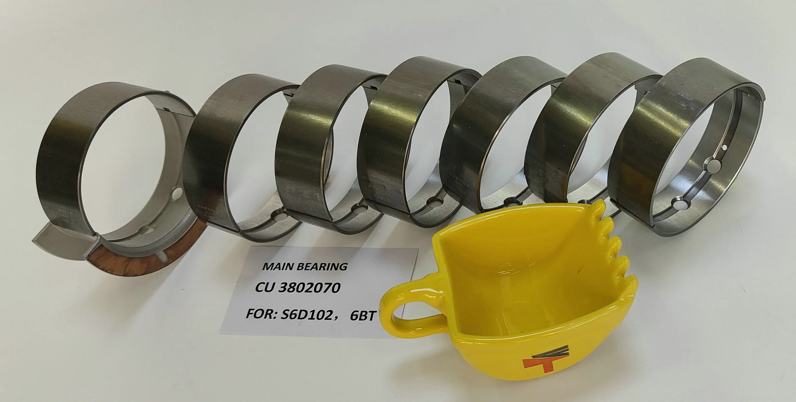3802070 подшипника двигателя для Двигателя 6BT QSB S6D102 S6D107 запасные части 6736-21-8110 6736-21-8610 6754-22-8320
