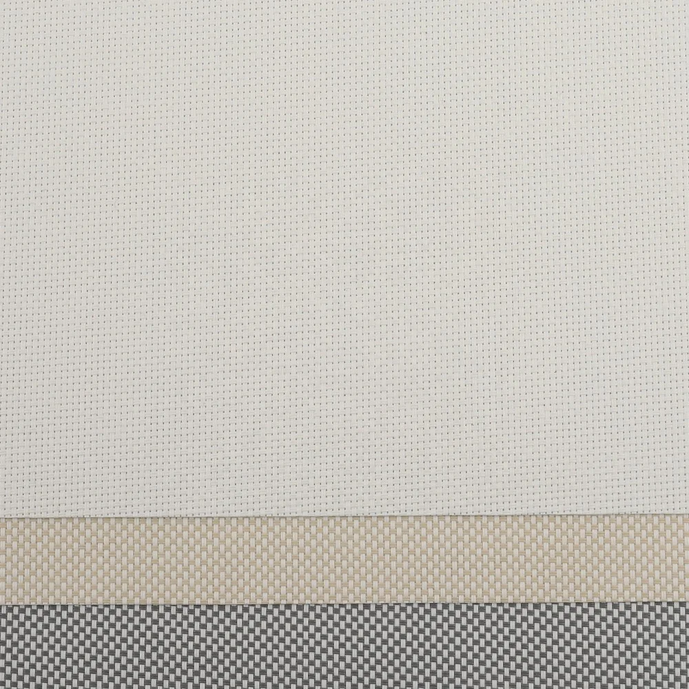 Stock 70% pvc 30% polyester PVC coated sunscreen solar screen roller blinds shades fabric