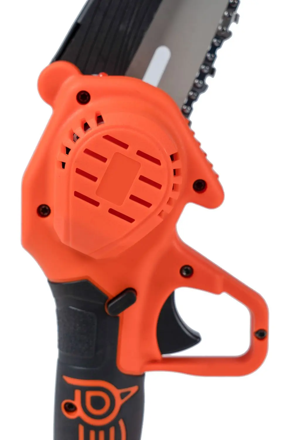 OEM 21V Bird Style Cordless Mini Electric Chainsaw 6-Inch Hand Chain Saw Corrosion-Resistant 185mm Steel Plastic Blade DIY