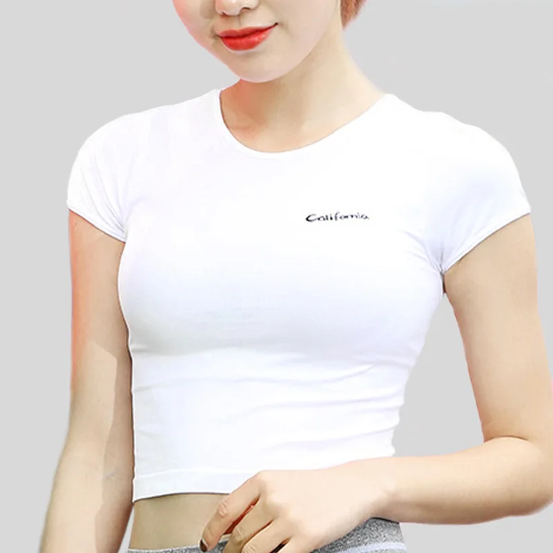 
Newly Wholesale Fit Letter Print Tank Tops Women Crop Tops 