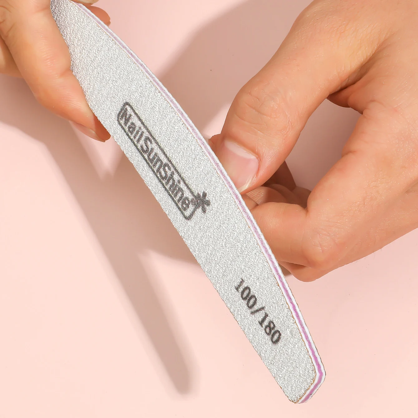 Nail file set 6 pc with buffer block nail clean brush nail buffer and file cuticle pusher custom manicure set professional