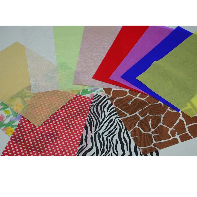 
Craft item custom printed double sided crepe paper 
