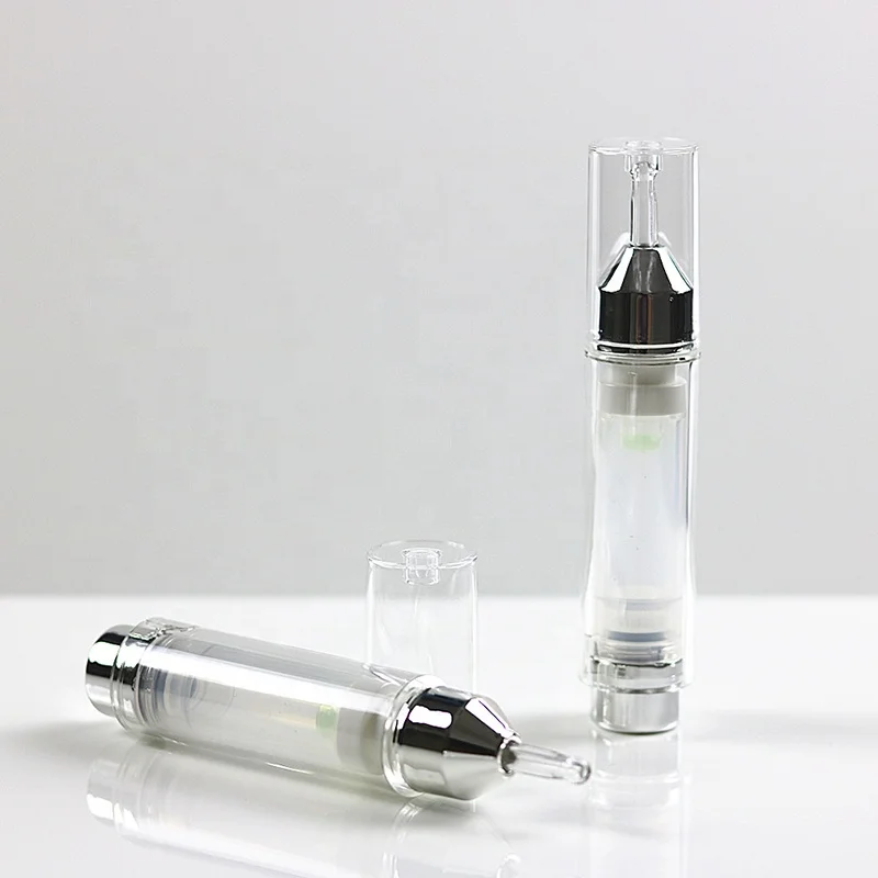 5ML 10ML 15ML Hotsale Plastic Airless Syringe bottle for cosmetics (PAB08-1)