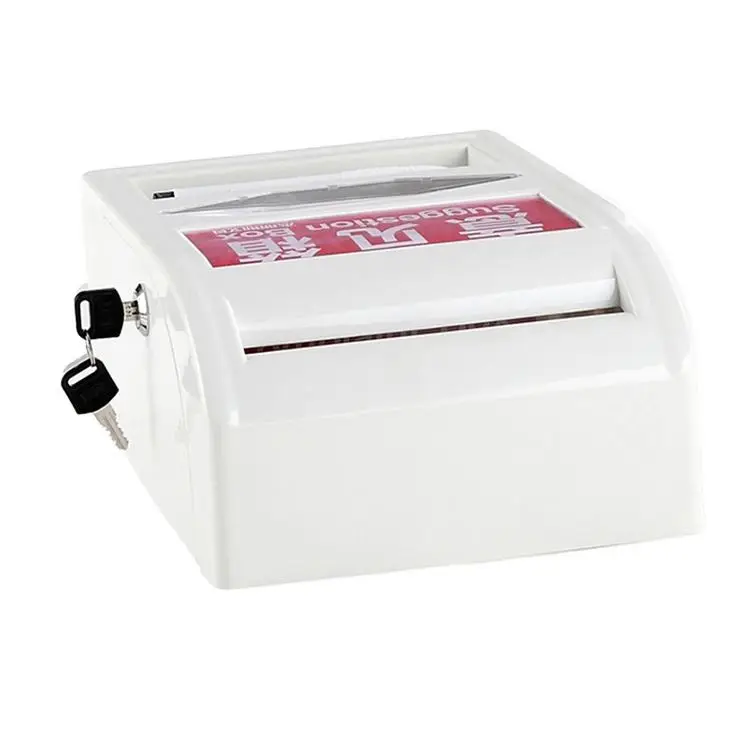 Custom Public Suggestion Box Mailboxes Plastic Charity Donation Letter Box With Lock ballot boxes